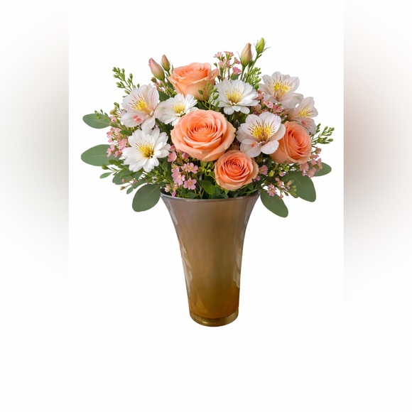 Other - Glass Flower Vase EUC